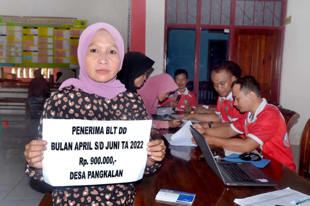 Pemdes Pangkalan Salurkan BLT-DD, Tahap Dua