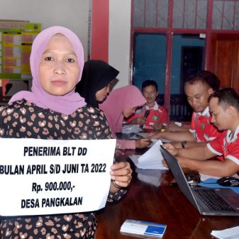 Pemdes Pangkalan Salurkan BLT-DD, Tahap Dua