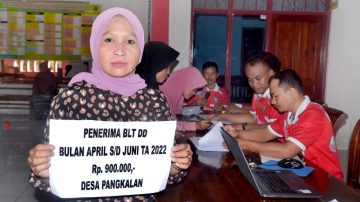 Pemdes Pangkalan Salurkan BLT-DD, Tahap Dua