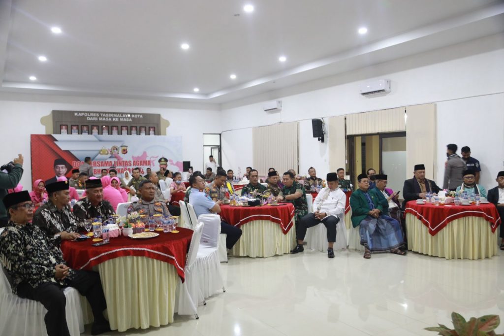 Kapolres Tasikmalaya Kota, Doa bersama Lintas Agama Sambut HUT Bhayangkara ke-76
