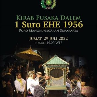 Puro Mangkunegaraan Gelar Kirab Pusaka Dalem Menyambut,  1 Suro Ehe 1956