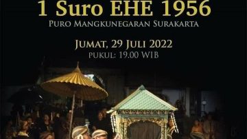 Puro Mangkunegaraan Gelar Kirab Pusaka Dalem Menyambut,  1 Suro Ehe 1956