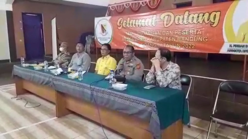 Polsek Baleendah Hadiri Undangan Reses DPRD Kab. Bandung