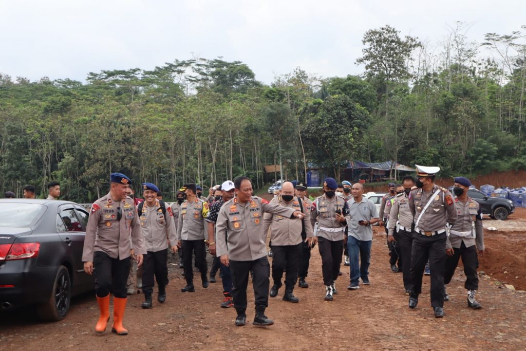Kunjungan Kerja Kapolda Jabar Tinjau Pembangunan Mako Batalyon D Pelopor Sat Brimob Polda Jabar