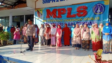 MPLS Di SMPN 2 Baleendah, Penyuluhan Hukum Langsung dari Waka Polsek Baleendah AKP Agus Suherman
