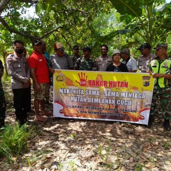 Operasi Bina Kusuma Turangga Polsek Aimere Awasi Karhutla