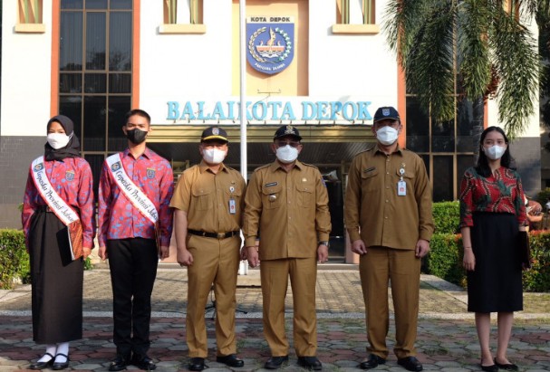 Wali Kota Depok Lepas Capaska Tingkat Provinsi Jawa Barat