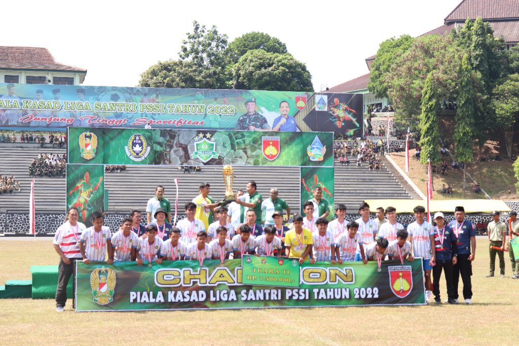 Tampil All Out, Andalas FC Peringkat Dua Final Liga Santri Piala Kasad Tahun 2022 Di Tingkat Kodam IV/Diponegoro