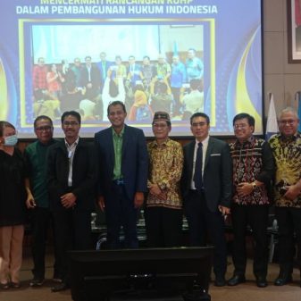 Seminar Mencermati Rancangan KUHP Dalam Pembangunan Hukum Indonesia