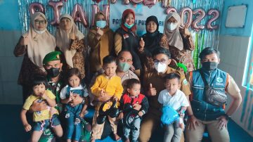 Polsek Karangpawitan Selenggarakan Giat Bulan Imunisasi Anak Nasional