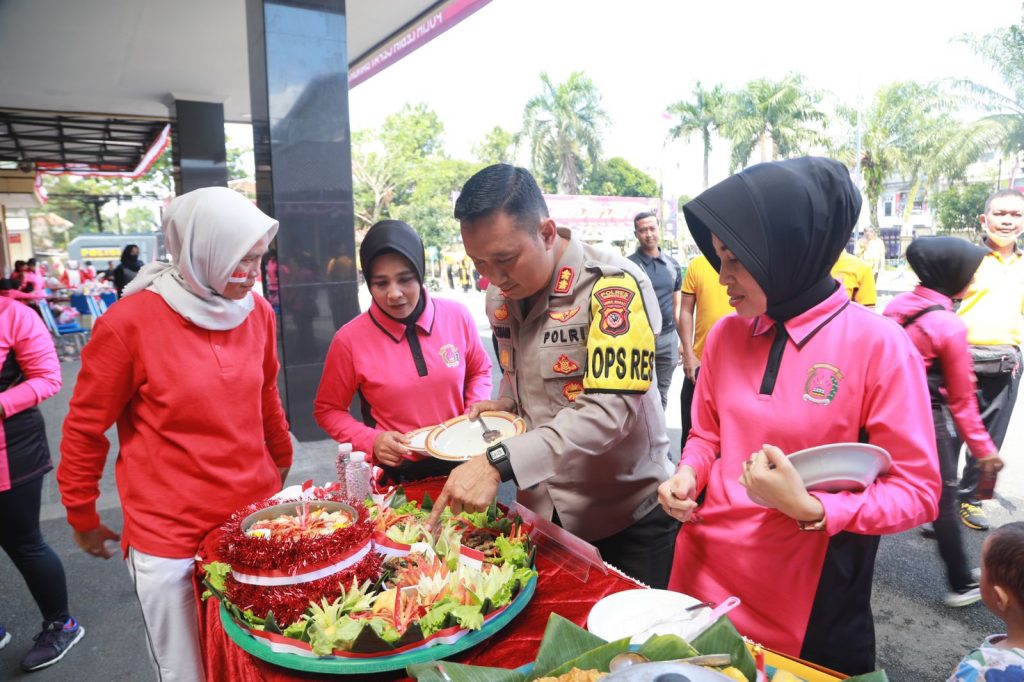 Syukuran Hari Kemerdekaan RI ke 77, Mapolres Tasikmalaya Kota Gelar Berbagai Perlombaan
