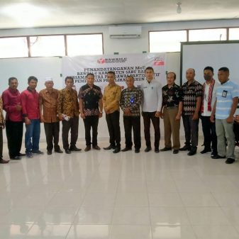 Songsong Pemilu 2024, Bawaslu Sabu Raijua Lakukan MOU Dengan Mitra Pengawas Partisipatif