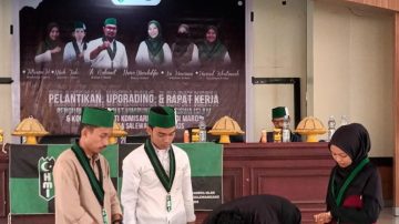 Pengurus HMI Komisariat STAI DDI Maros Resmi Dilantik