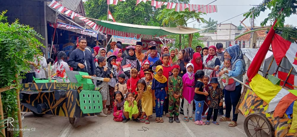 Dua Tahun Absen, Karnaval Agustusan RW 026 Perum Pondok Tanah Mas Cibitung Bekasi Hadir Lagi