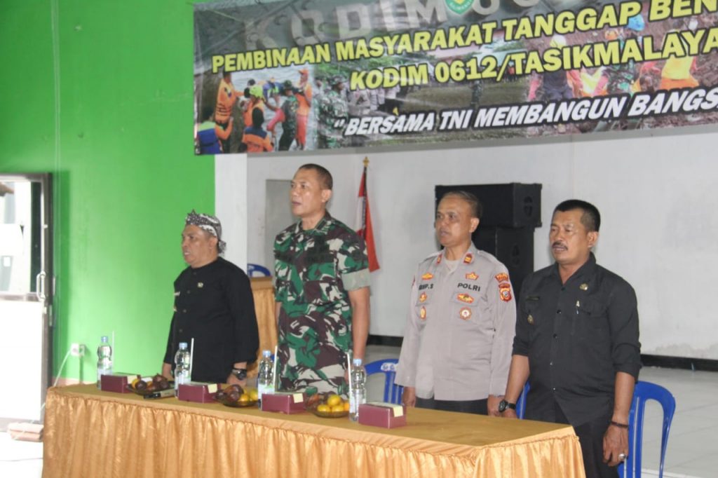 Kodim 0612/Tasikmalaya Gelar Sosialisasi Pembinaan Masyarakat Tanggap Bencana