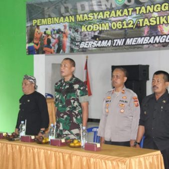 Kodim 0612/Tasikmalaya Gelar Sosialisasi Pembinaan Masyarakat Tanggap Bencana