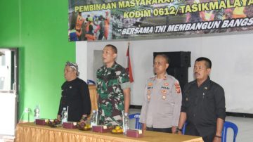Kodim 0612/Tasikmalaya Gelar Sosialisasi Pembinaan Masyarakat Tanggap Bencana 