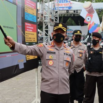 Polres Tasikmalaya Pengamanan Grup Band Slank, Pada Pesta Rakyat Simpedes Berjalan Kondusif