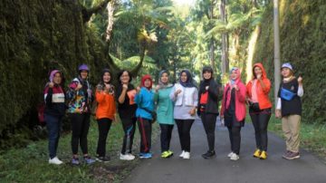 Jalan Sehat Ketua Persit KCK Koorcab Rem 071 Eksplor Wisata Baturaden