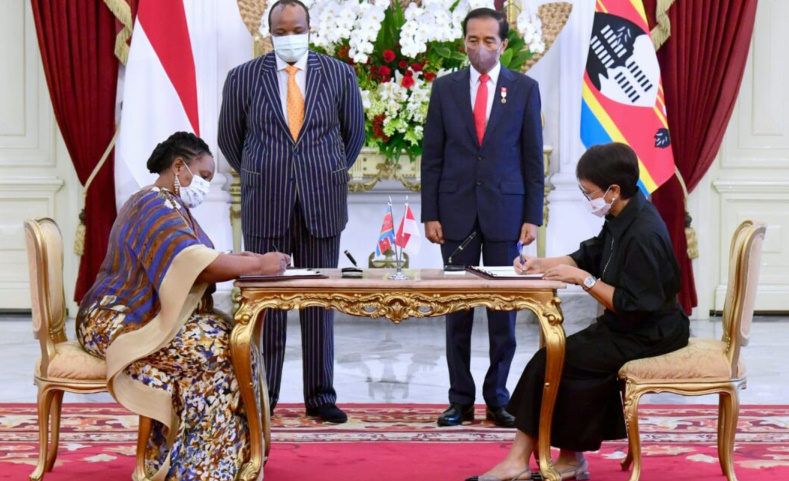 Indonesia Dan Kerajaaan Eswatini Teken MOU Bilateral