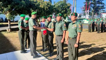 Empat Anggota Pindah Satuan,  Ini Kesan Pesan Dandim 1625 Ngada