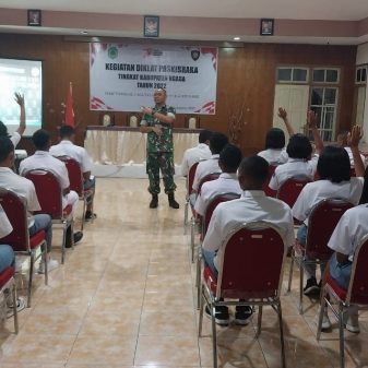 Perkuat Kapasitas, Dandim 1625 Bekali Wawasan Kebangsaan Paskibraka