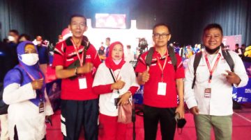 Media Independen Online Ikut Andil Pertandingan Tenis Meja yang Digelar Kominfo