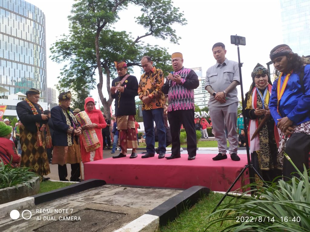 Kenduri Dan Kirab Agung Nusantara 2022, Do’a Bersama Menjaga Persatuan dan Kesatuan Bangsa