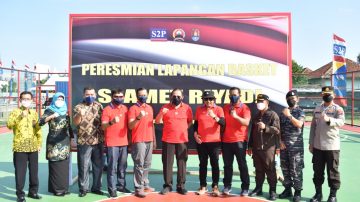 Danrem 071/Wijayakusuma Resmikan Lapangan Basket Slamet Riyadi di Ex. Batalyon 405/SK Cilacap