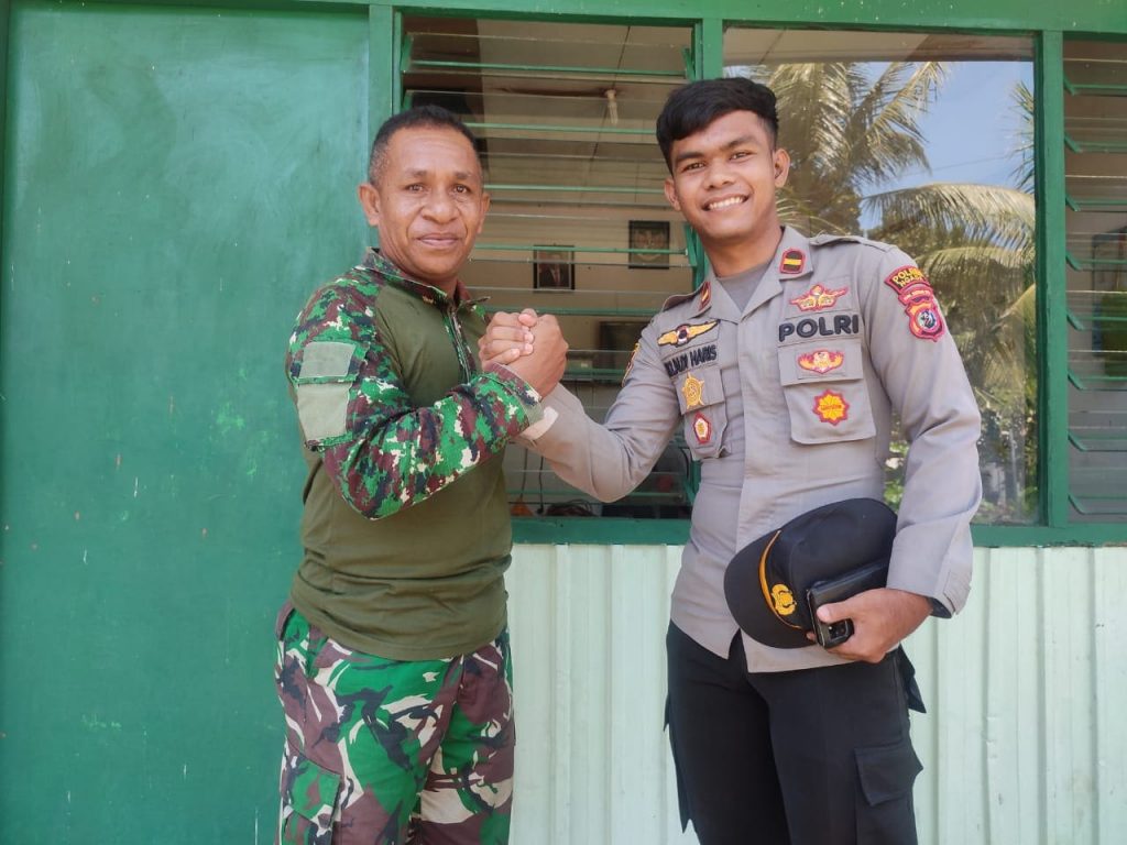 Polsek Aimere Dan Koramil 03/1625 Tingkatkan Kesolidan TNI Polri