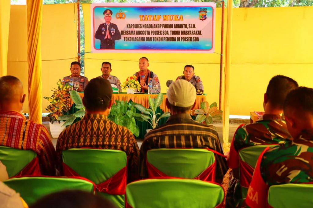 Sambangi Polsek Jajaran, Kapolres Ngada Tekankan Kinerja Dan Berantas Judi