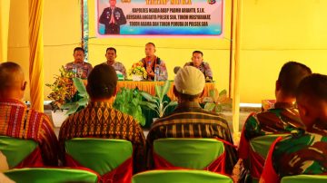 Sambangi Polsek Jajaran, Kapolres Ngada Tekankan Kinerja Dan Berantas Judi