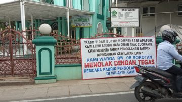 Tolak FPSA, Warga Rorotan Tak Ingin Lingkungan Tercemar