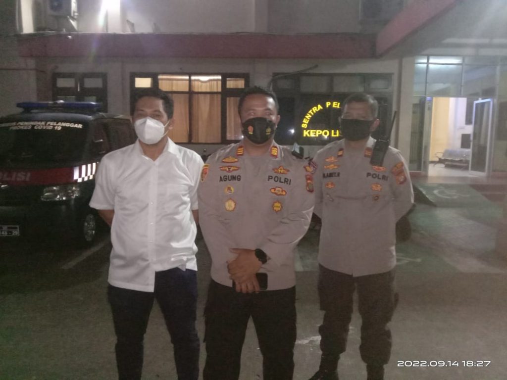 Anggota Polsek Koja Amankan Pelaku Pembacokan Sopir Grabcar