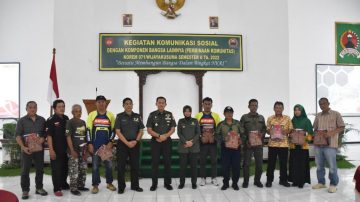 Gandeng Komunitas, Korem 071/Wijayakusuma Komsos Jalin dan Pererat Kebersamaan dan Soliditas