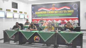 Danrem 071/Wijayakusuma Ikuti Vicon Aster Kasad, Jelang TMMD Ke-115 TA-2022