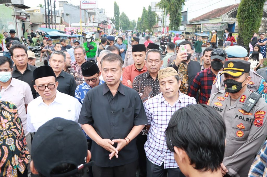 Kapolres Tasikmalaya Kota Pimpin Pengamanan Aksi Unjukrasa Penolakan Kenaikan Harga BBM
