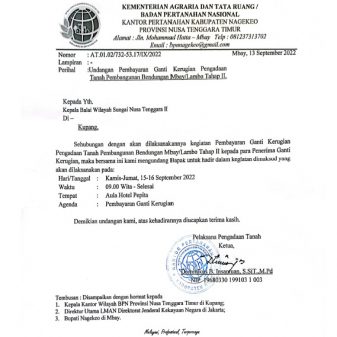 Ganti Rugi Tanah Waduk Lambo Ke Sejumlah Tergugat Tuai Sanggahan Hukum