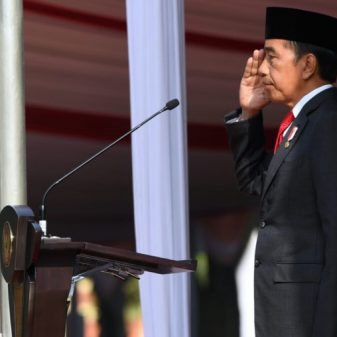 Presiden Joko Widodo Pimpin Upacara Hari Kesaktian Pancasila 2022