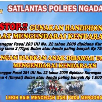 Polres Ngada :  Orang Tua Stop Beri Anak Bawah Umur Kemudikan Kendaraan