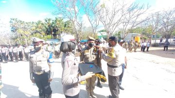 Kapolres Sabu Raijua Pimpin Apel Galar Pasukan Operasi Zebra 2022