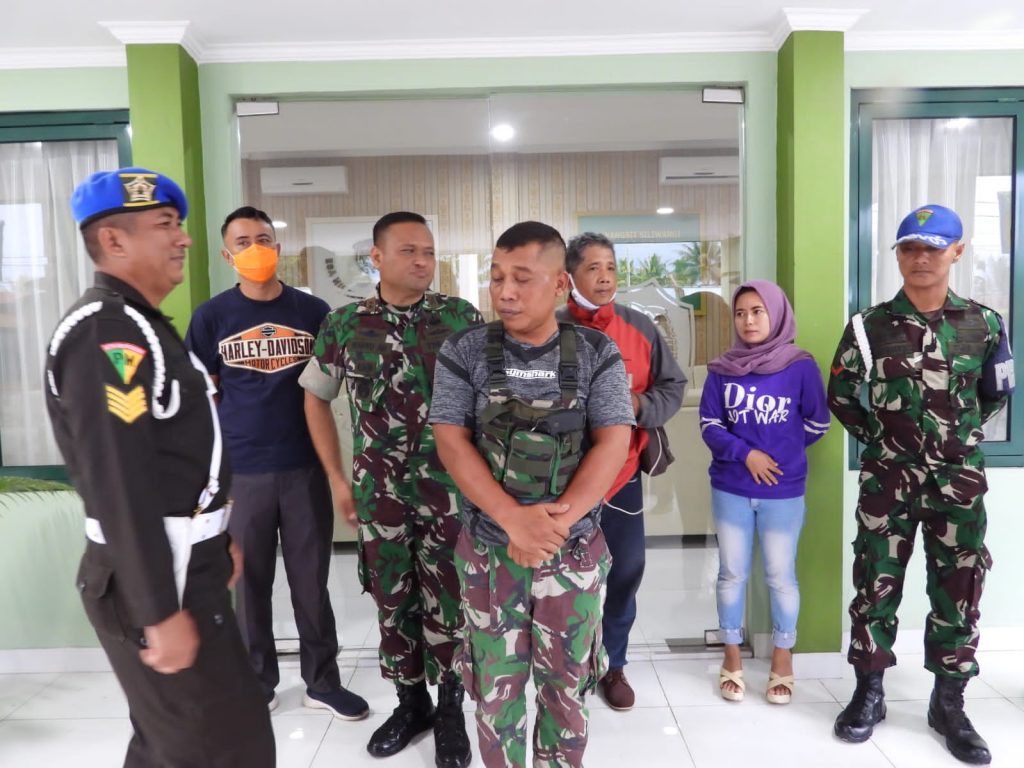 Menjelang HUT TNI, Kodim 0613/ Ciamis Tangkap TNI Gadungan