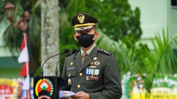 Upacara HUT TNI Ke-77, Panglima TNI Himbau Prajurit dan PNS TNI Menjaga Kepercayaan Masyarakat