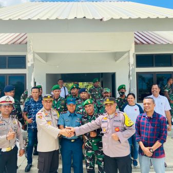 Tingkatkan Sinergitas dan Solidaritas,  Kapolres Sabu Raijua Sampaikan Ucapan Selamat HUT TNI ke 77