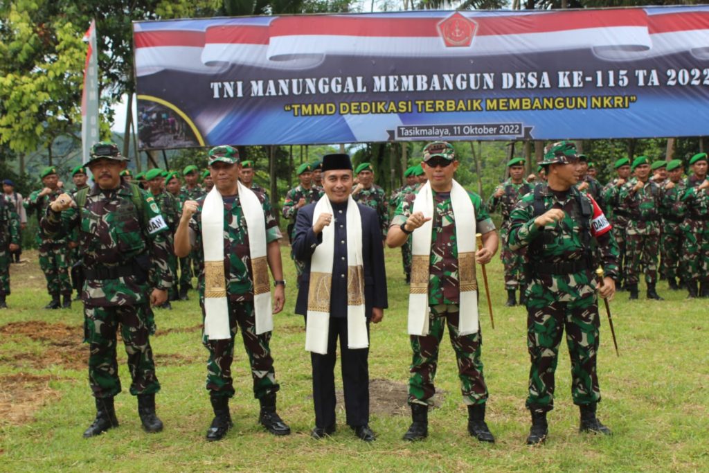 Kodim 0612/Tasikmalaya Gelar pelaksanaan Pembukaan TMMD Ke-115.