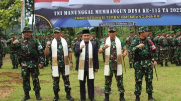 Kodim 0612/Tasikmalaya Gelar pelaksanaan Pembukaan TMMD Ke-115. 