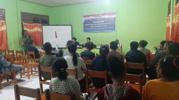 TMMD-115 Kodim 1625, Warga  Bidoa Sambut Hangat Penyuluhan Hukum