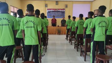 Satgas TMMD Kodim 1625 Gelar Penyuluhan Wawasan Kebangsaan Di Sekolah