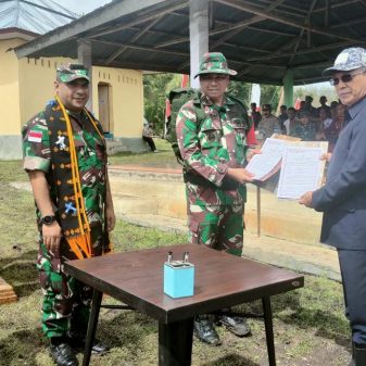 Bupati Nagekeo Buka Upacara Pembukaan TMMD Ke-115 Kodim 1625