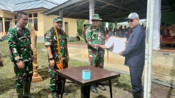 Bupati Nagekeo Buka Upacara Pembukaan TMMD Ke-115 Kodim 1625